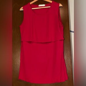 Latched Mama Pink Nursing Tank XXL EUC